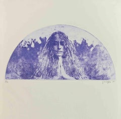 En un sueño - Aguafuerte de Guelfo Bianchini - 1995