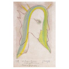El Ángel - Grabado original de Guelfo Bianchini - 1984