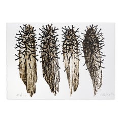 Günther Uecker, Splitter - Stampa firmata, Arte astratta, Gruppo Zero, Minimalismo