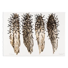 Guenther Uecker - Günther Uecker, Splitter - Impresión firmada, Arte abstracto, Grupo Cero, Minimalismo Günther Uecker, Splitter - Impresión firmada, Arte abstracto, Grupo Cero, Minimalismo