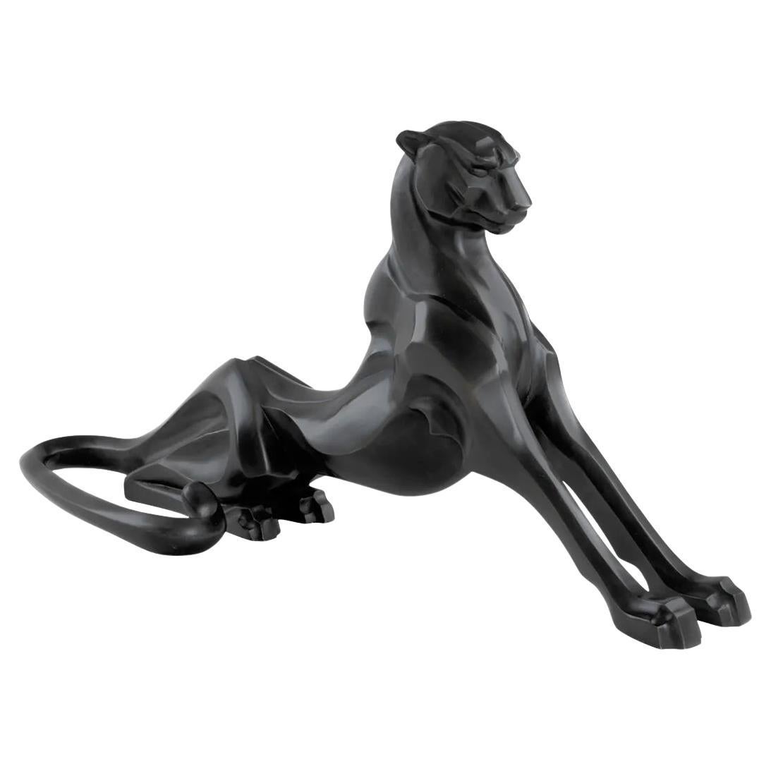 Scultura in bronzo Guepard