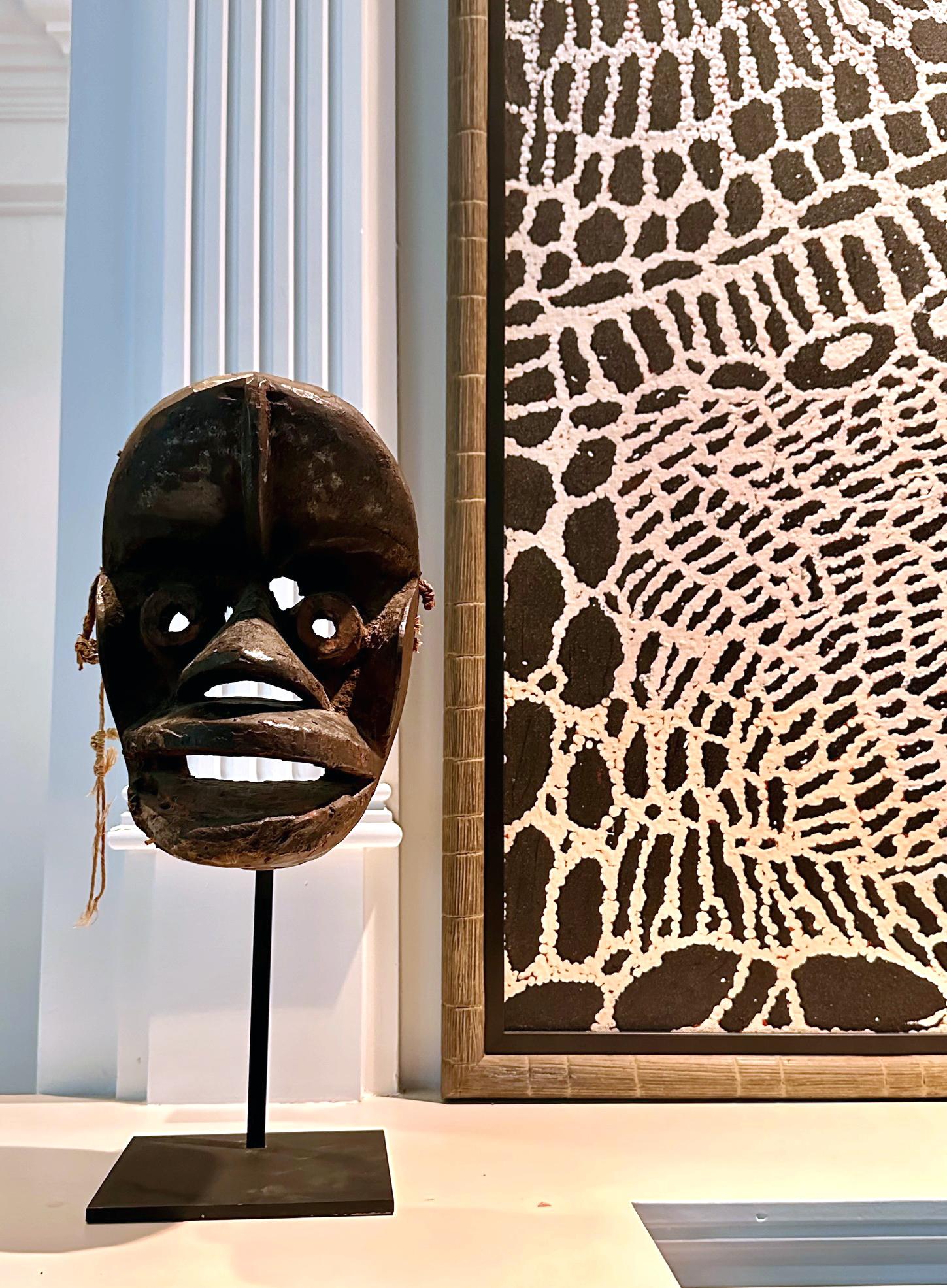 Maschera Guere della Costa d'Avorio con adesivo di Sotheby's in vendita 9