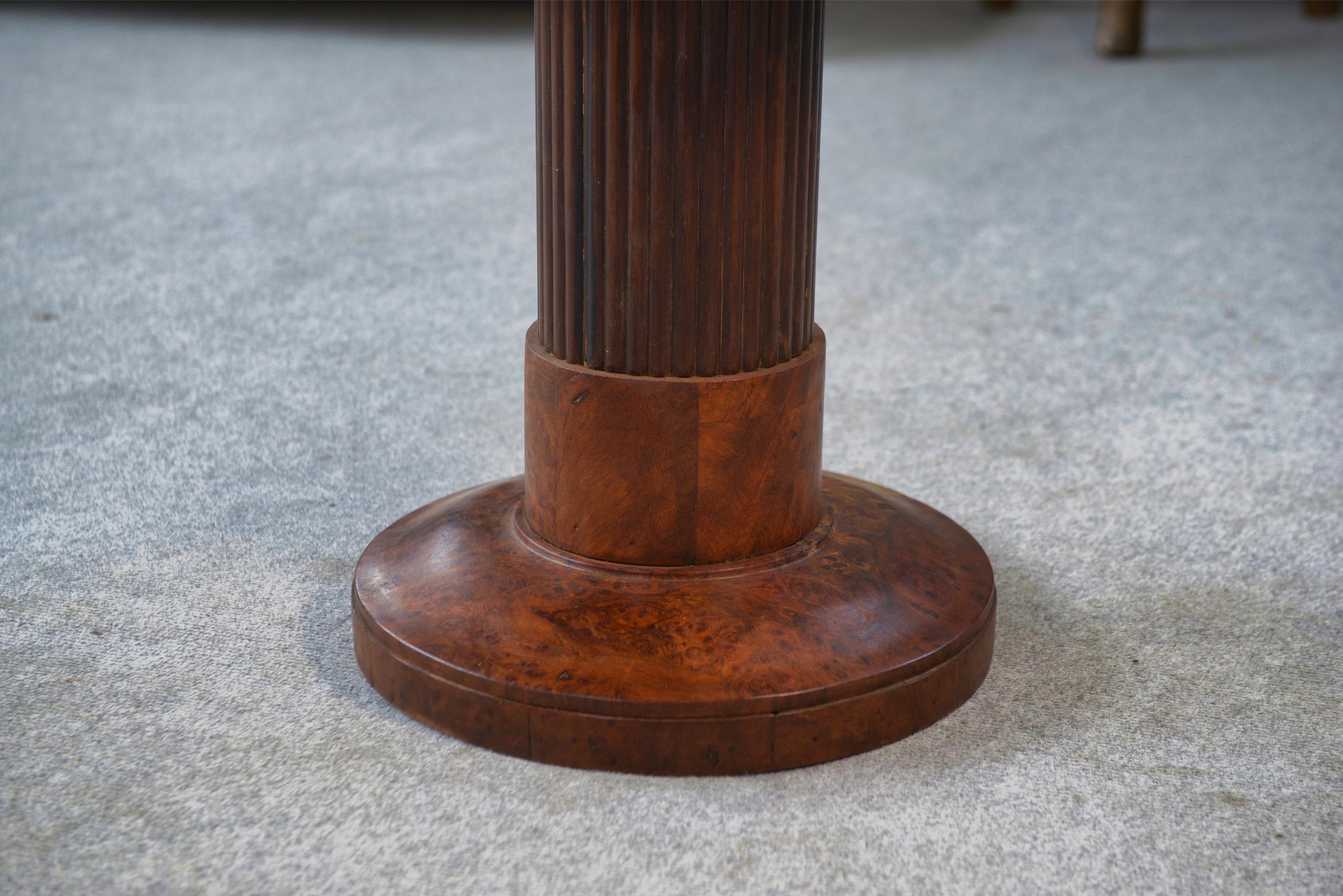 Guéridon Art Déco attribué à Jules LELEU 1930's en vente 2