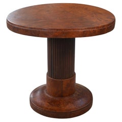 Guéridon Art Déco attribué à Jules LELEU 1930's