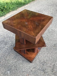 Guéridon - Art Deco Double-Tier Table
