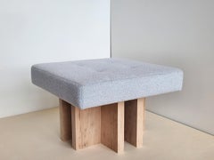 Bespoke Ottoman by Gueridon Design, Customizable and USA Made