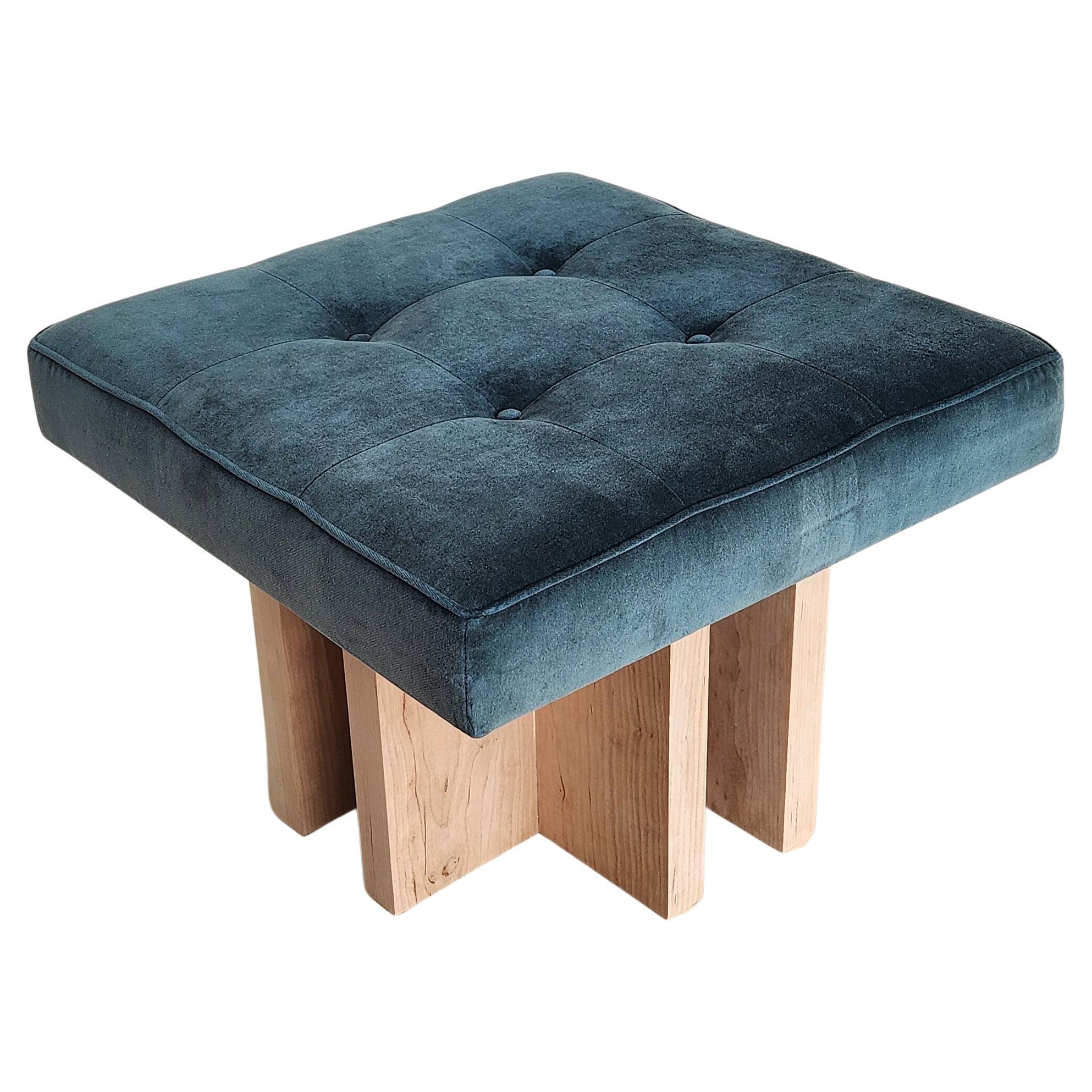 Gueridon Handcrafted Made to Order Ottoman For Sale at 1stDibs