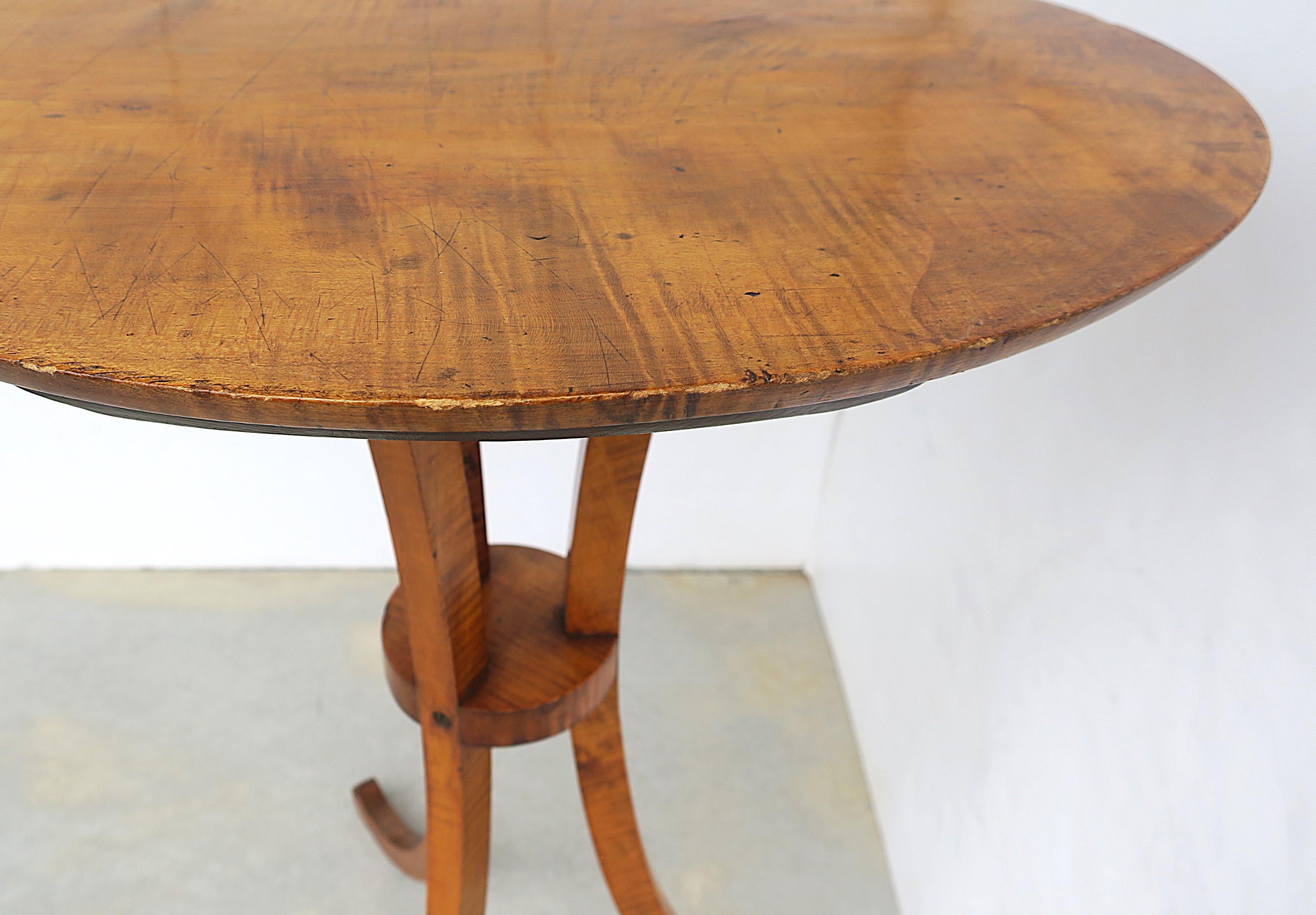 Gueridon Ahorn Wood Beistelltisch im Angebot 7