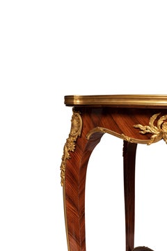 Gueridon Marquetry by F.LINKE