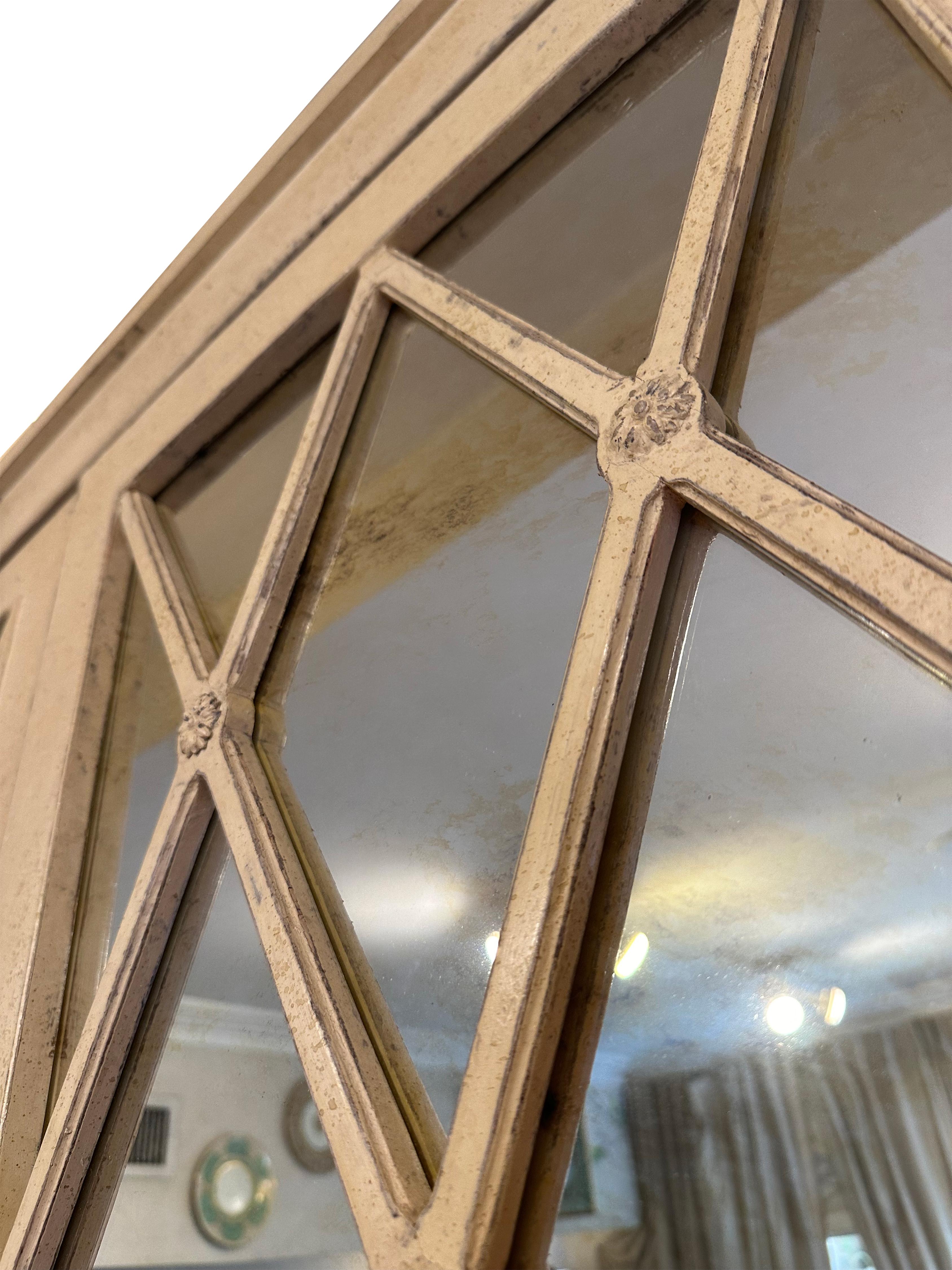 Gueridon Media Armoire with Mirrored Cabinet Doors For Sale 8