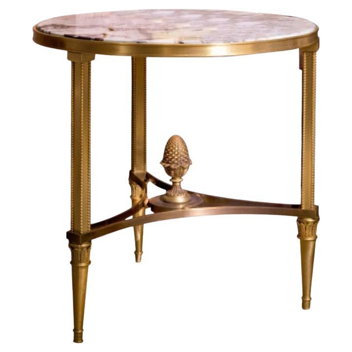 Gueridon Round Side Table For Sale