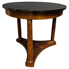 French 19th Century Empire Style Mahogany Gueridon