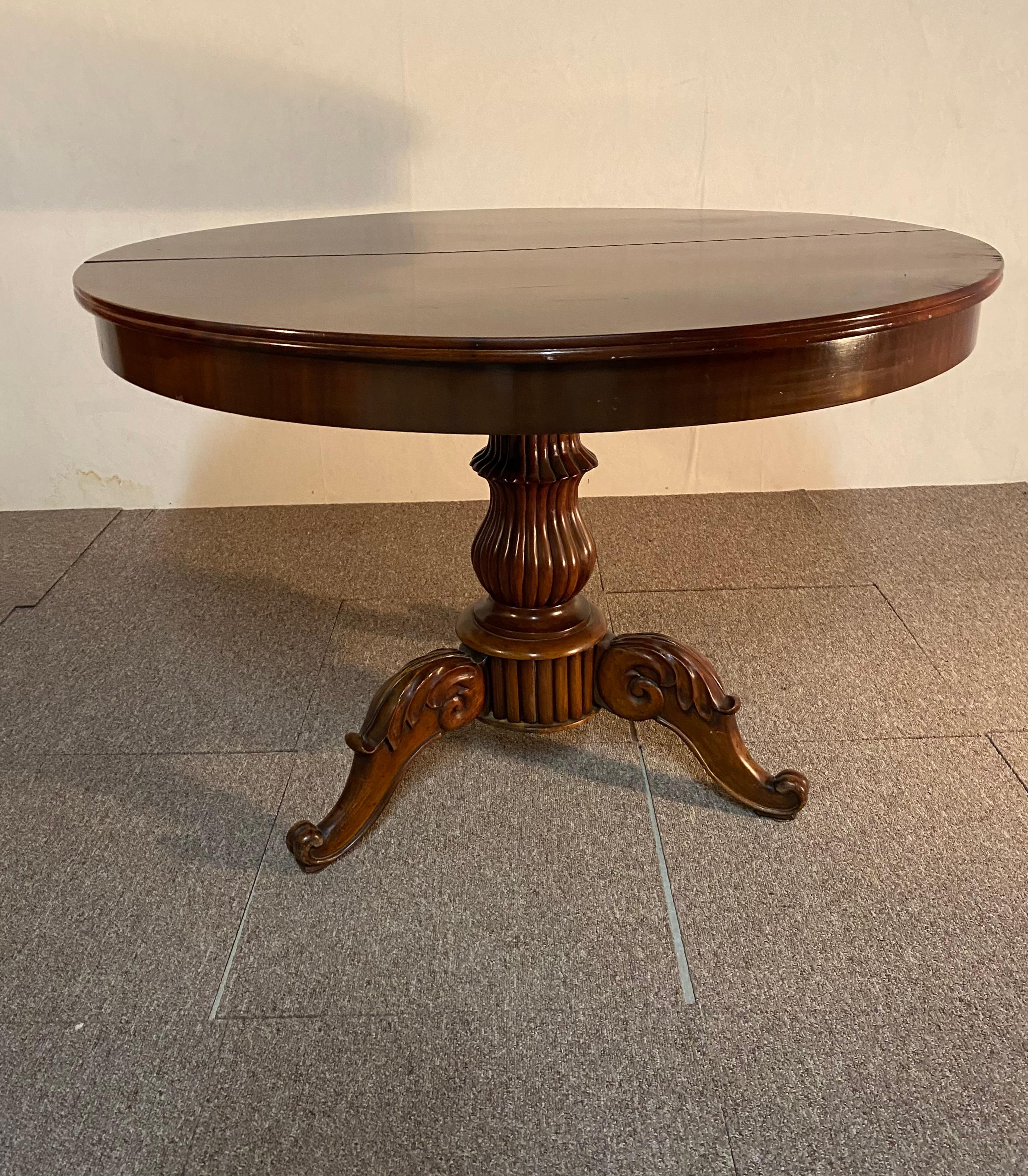 Gueridon Table, Mahogany, French, 19th Century For Sale 8