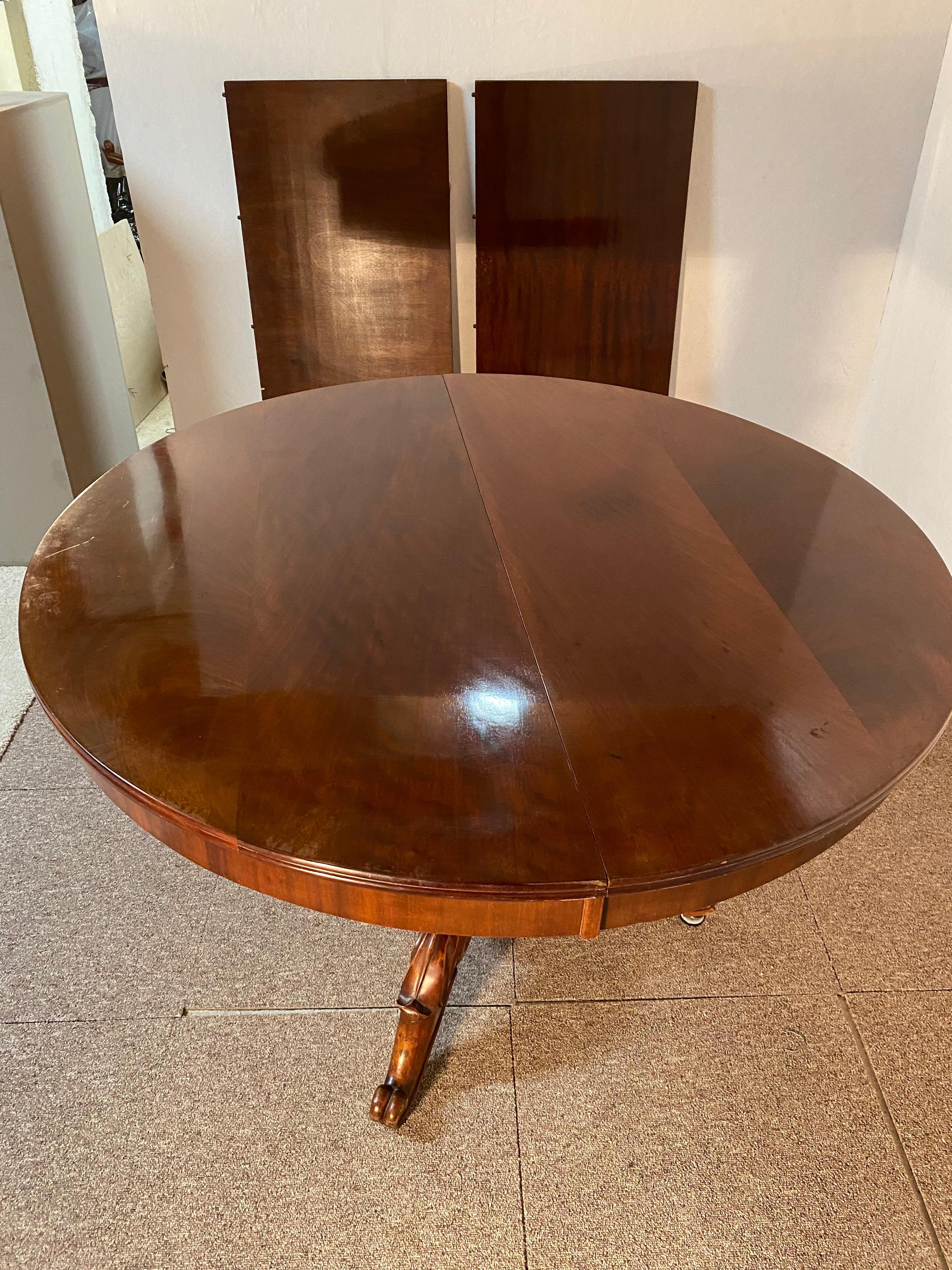 Louis Philippe Gueridon Table, Mahogany, French, 19th Century For Sale