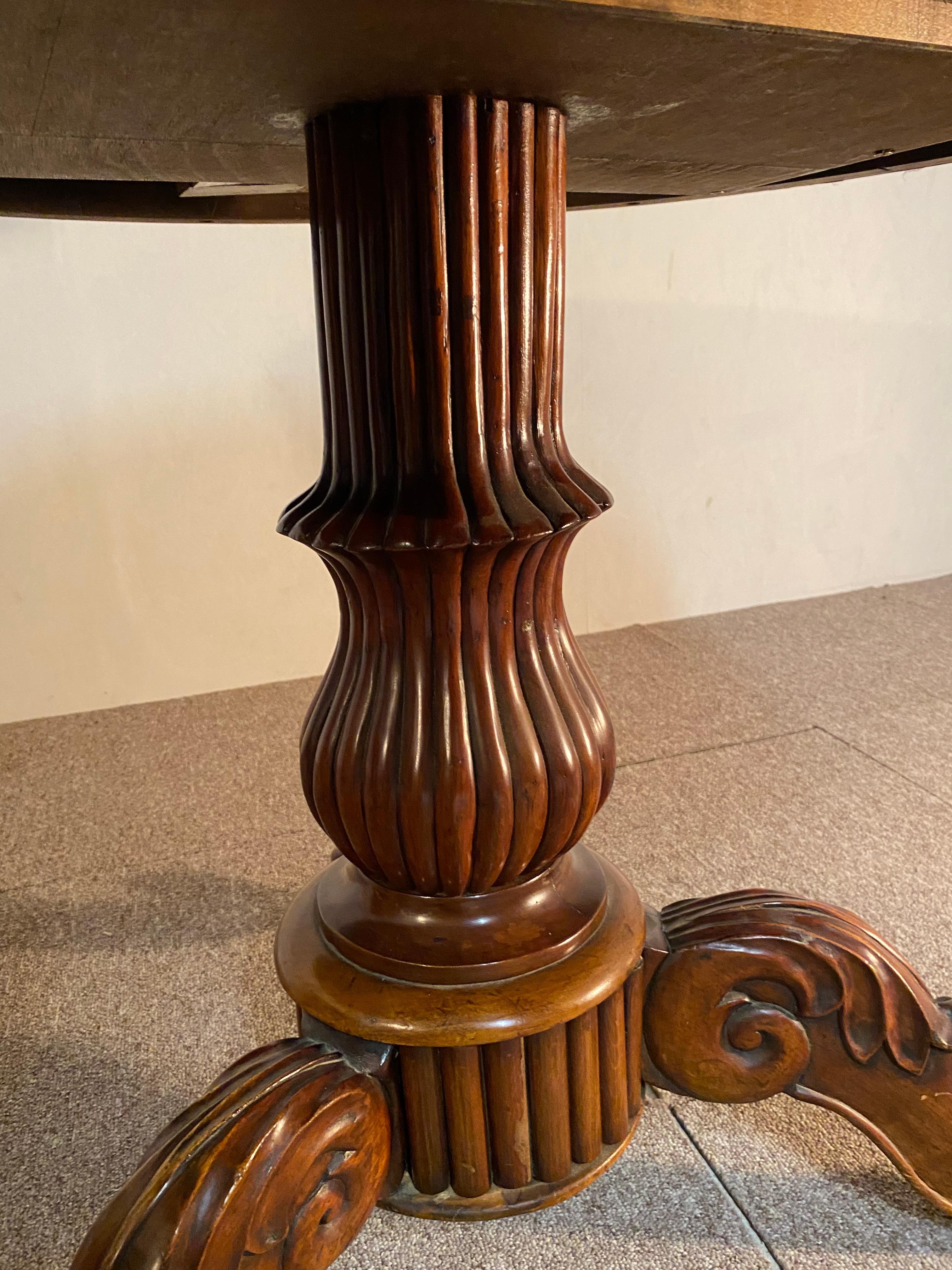 Gueridon Table, Mahogany, French, 19th Century For Sale 3