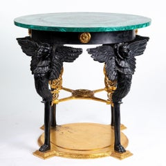 Tableaux en guéridon, malachite