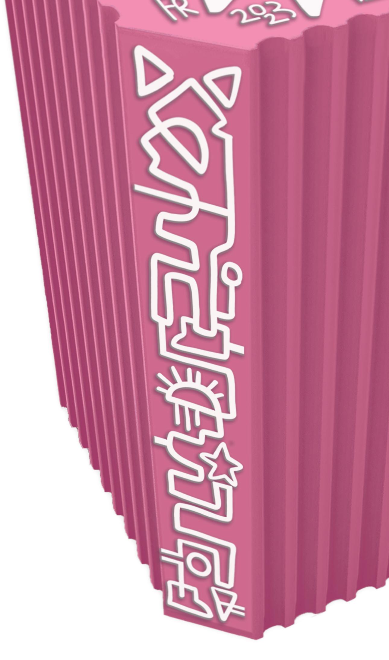 Gueridon Totem Amelia Colors 
Édition rose

Collaboration entre Jérôme Bugara et l'artiste référencée Marie Field.

Edition limitée (100 pièces) et numérotée avec certificat d'authenticité.

Finition adoucie avec base cannelée inversée.

Gravure