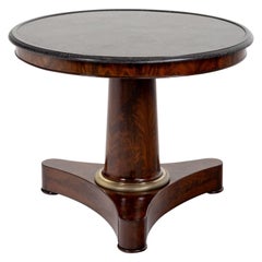 Gueridon with grey Stone Top, France around 1830