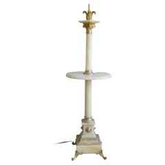 Gueridon mit Lampe Napoleon