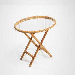 Guéridon with Tray, Vivai del Sud, 1950