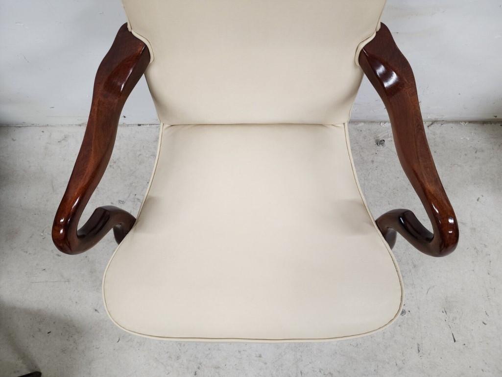 Guerin Leather Armchair by Leathercraft For Sale 3