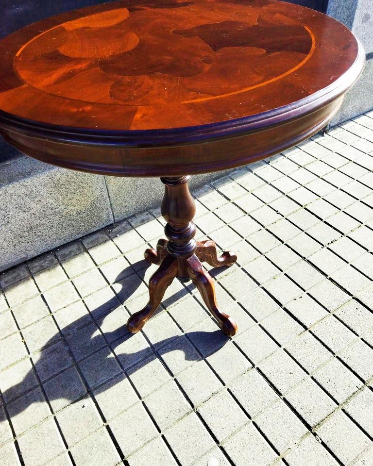 Guerindon  Side  Table or End Table Mid 20th Century, Pair In Excellent Condition For Sale In Mombuey, Zamora