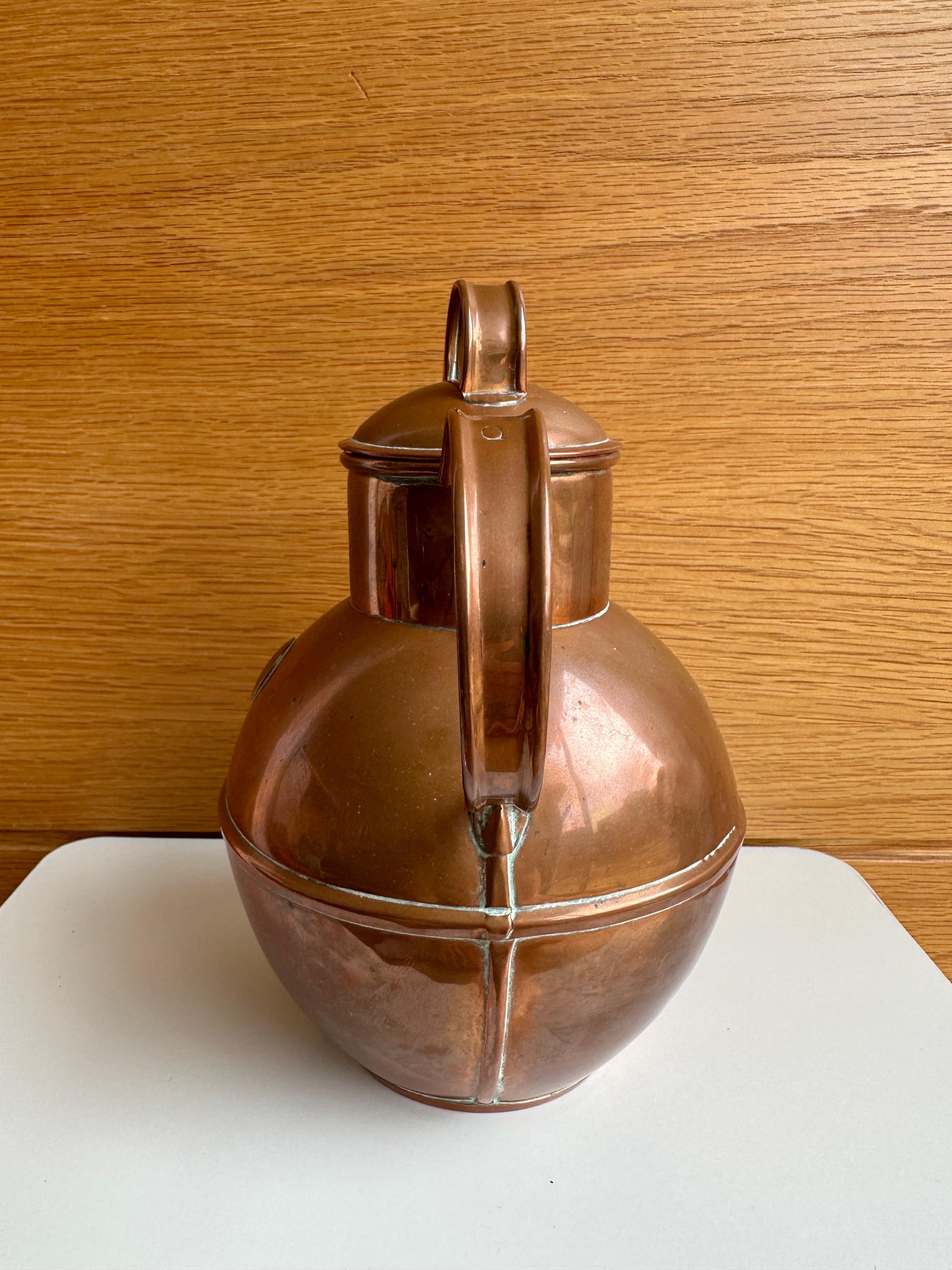 guernsey copper milk jug