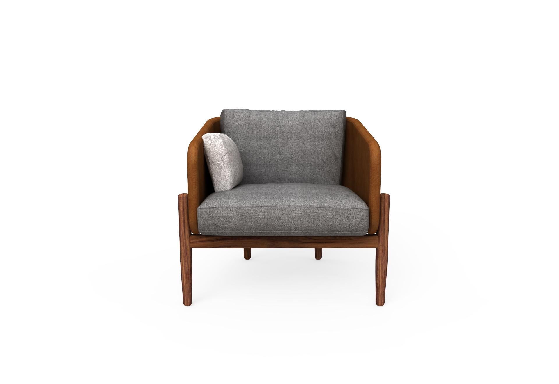 The Guerrero armchair is a favorite best seller since it was first designed in 2015. A great piece for a small waiting area,  it’s so comfortable that it also makes for a perfect reading chair. Made of solid Huanacaxtle tropical hardwood found in