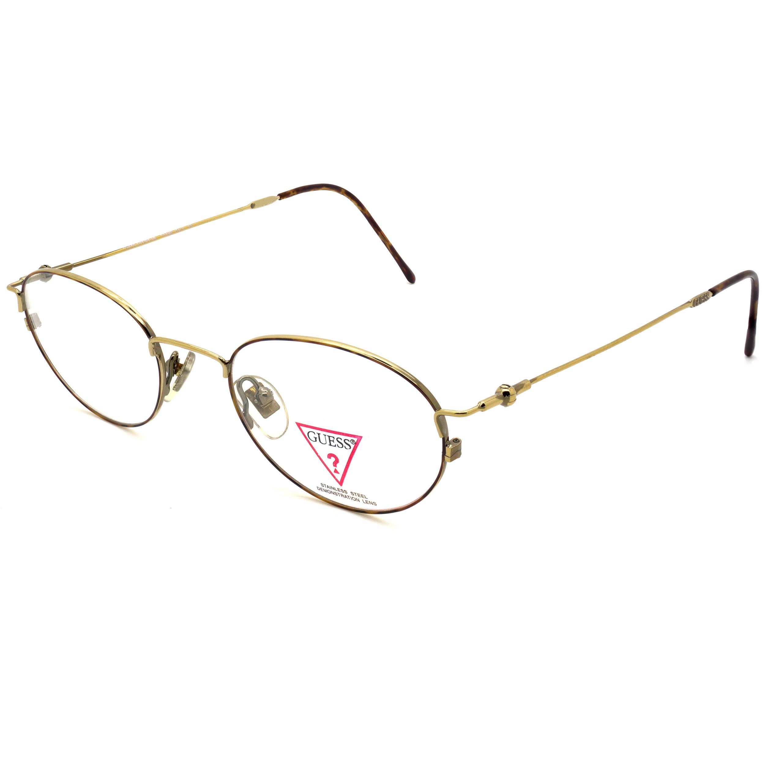 GUESS ヴィンテージ 眼鏡フレーム 一山 オーバル サングラス可 金子眼鏡製