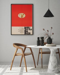 Guess whos Coming to Dinner 1967 Czech Film Movie Poster, Karel Vaca