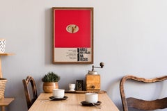 Guess Who's Coming to Dinner Original Czech Film Poster, Vaca, 1967