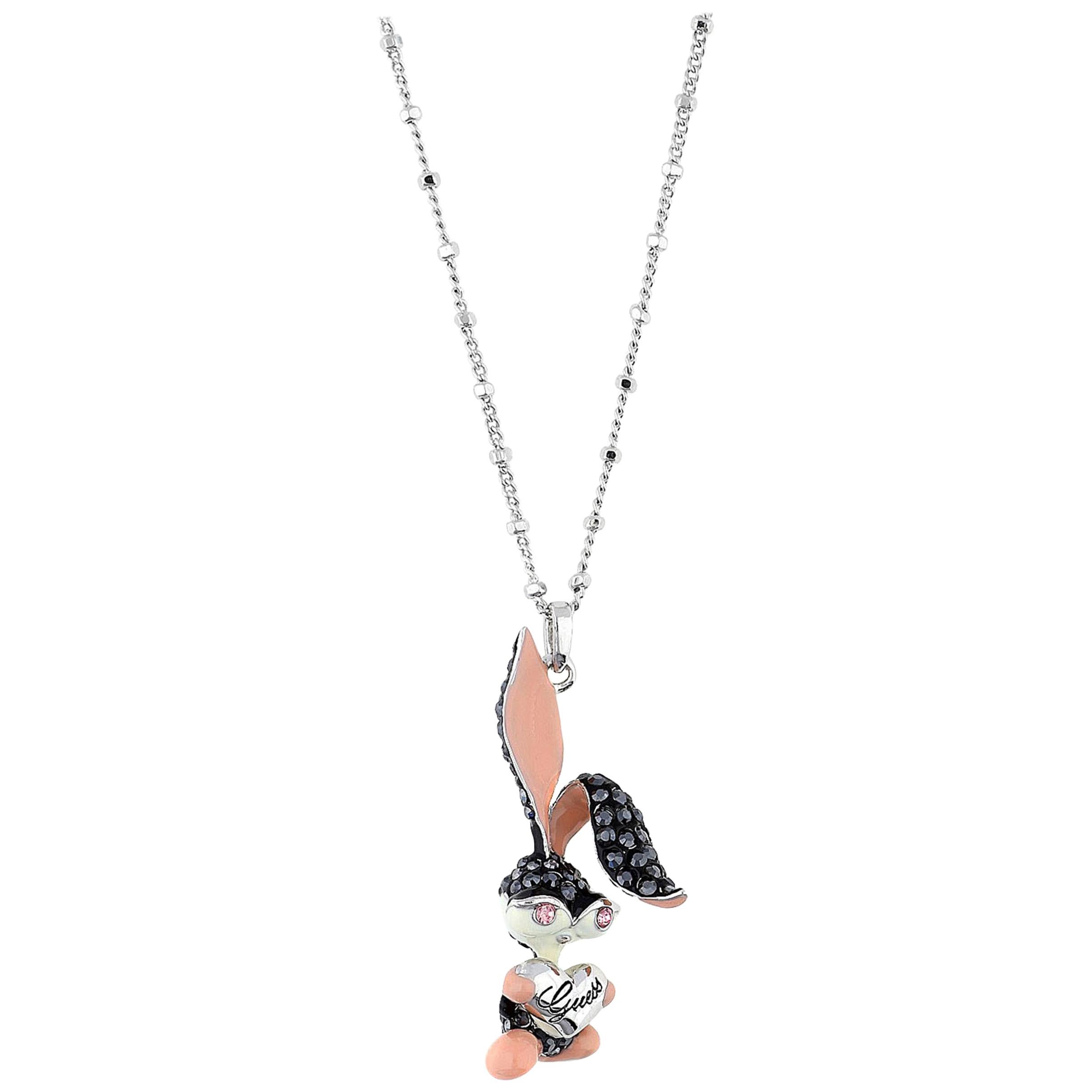 Guess Women Necklace silver Bunny For Sale
