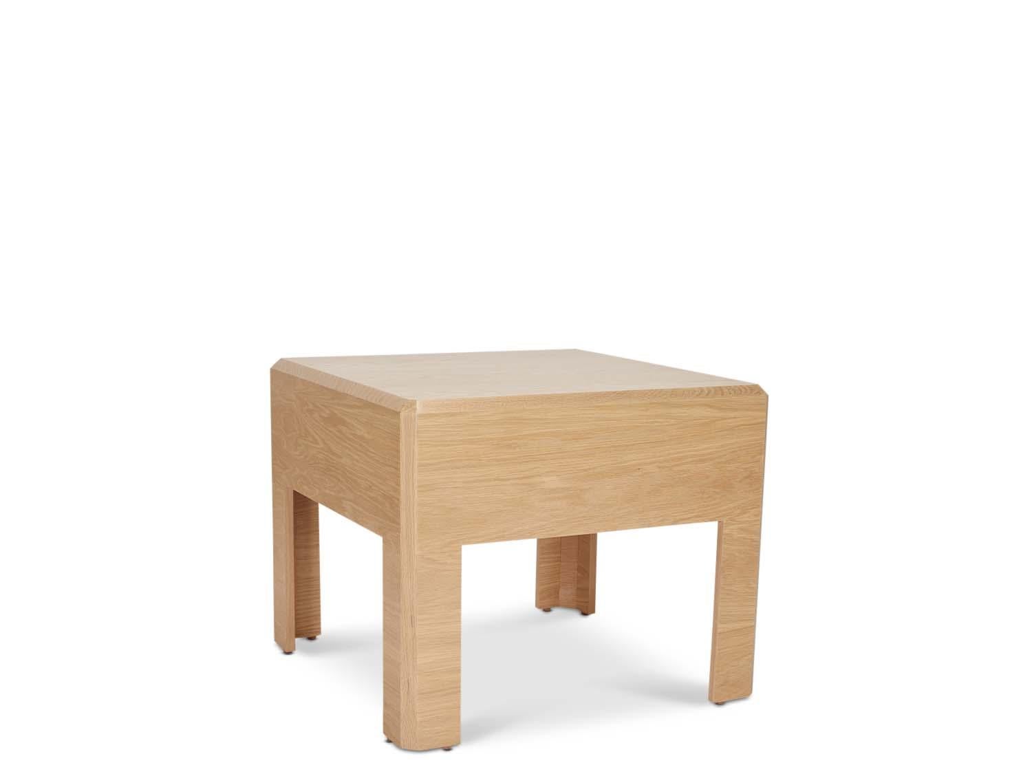 The Guest End Table is a large weighty end table with long apron and a chamfer detail on all edges. 

The Lawson-Fenning Collection is designed and handmade in Los Angeles, California. Reach out to discover what options are currently in stock.