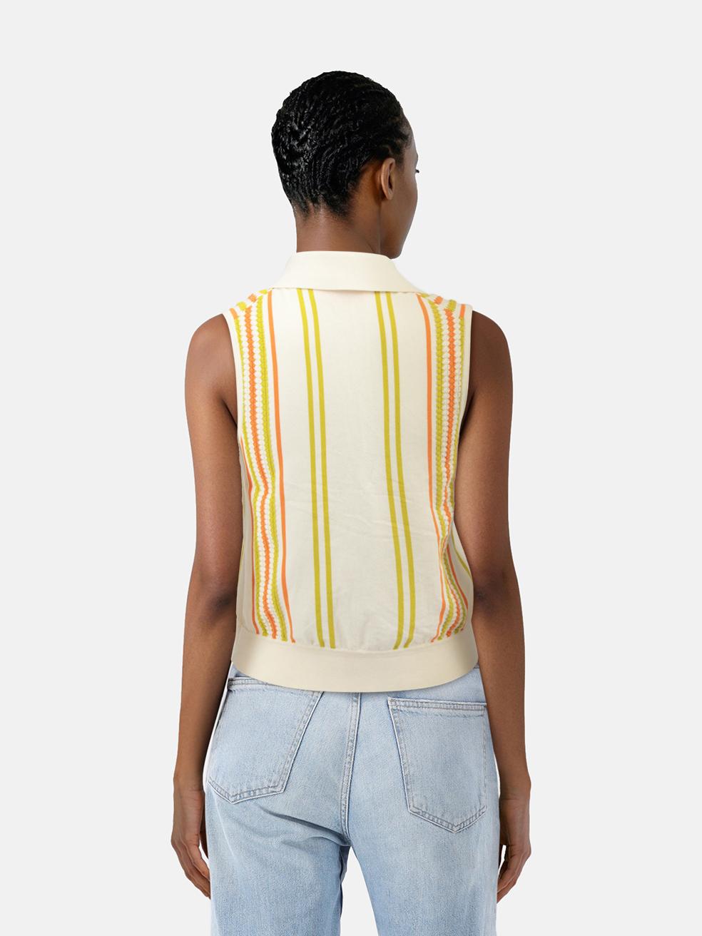 L'ÉTAT est très bon. Il n'y a pratiquement pas d'usure visible sur le dessus de cet article de revente d'occasion Guest in Residence.
 

 

 

 Détails
 

 

 Multicolore
 

 Coton
 

 Gilet en tricot
 

 Motif rayé
 

 Fermeture par boutons
 

 


