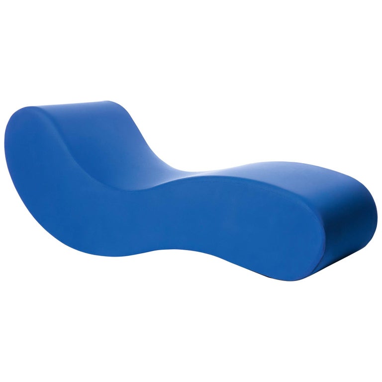 For Sale: Blue Gufram Alvar Lounge Chair by Giuseppe Raimondi