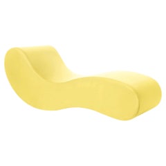 Gufram Alvar Yellow Sculptural Chaise Longue by Giuseppe Raimondi 1966, Italy