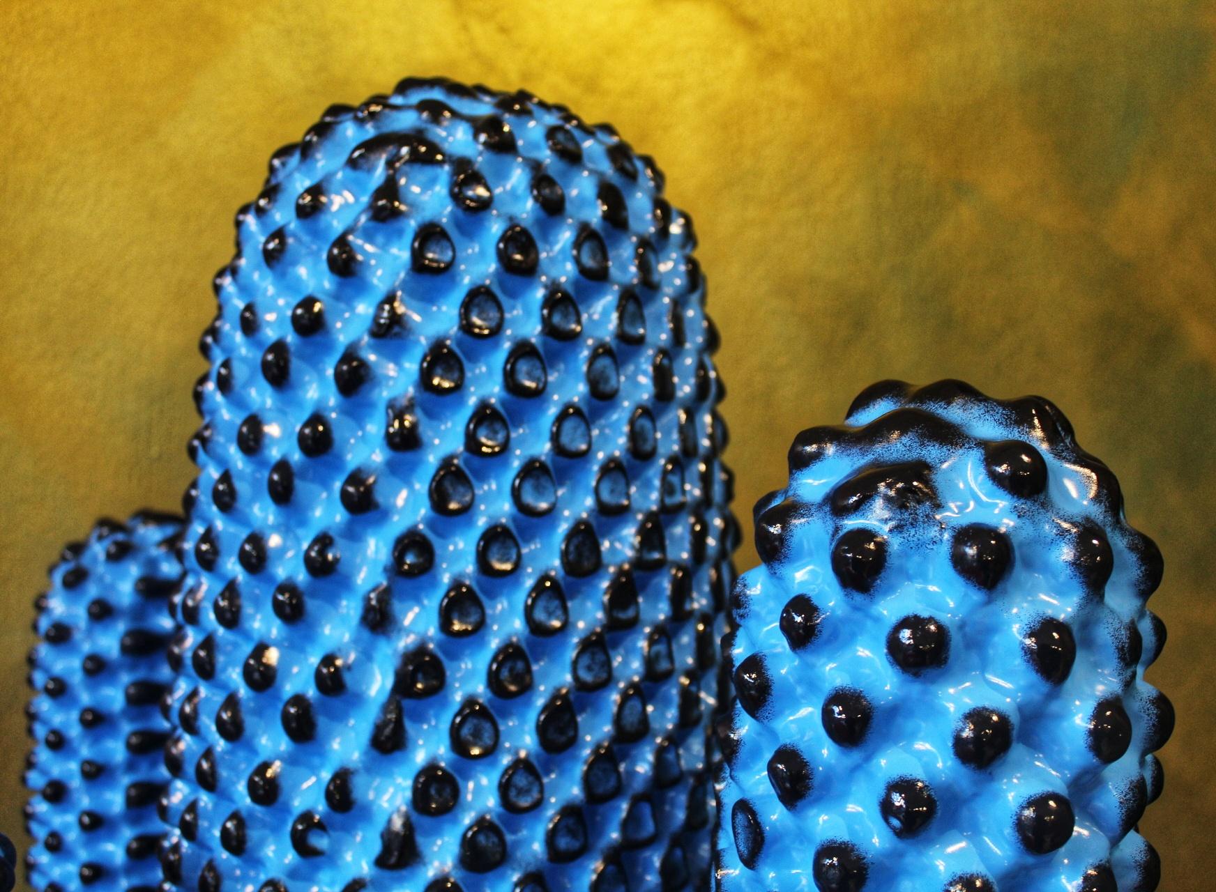 Italian Gufram Andy's Blue Cactus For Sale