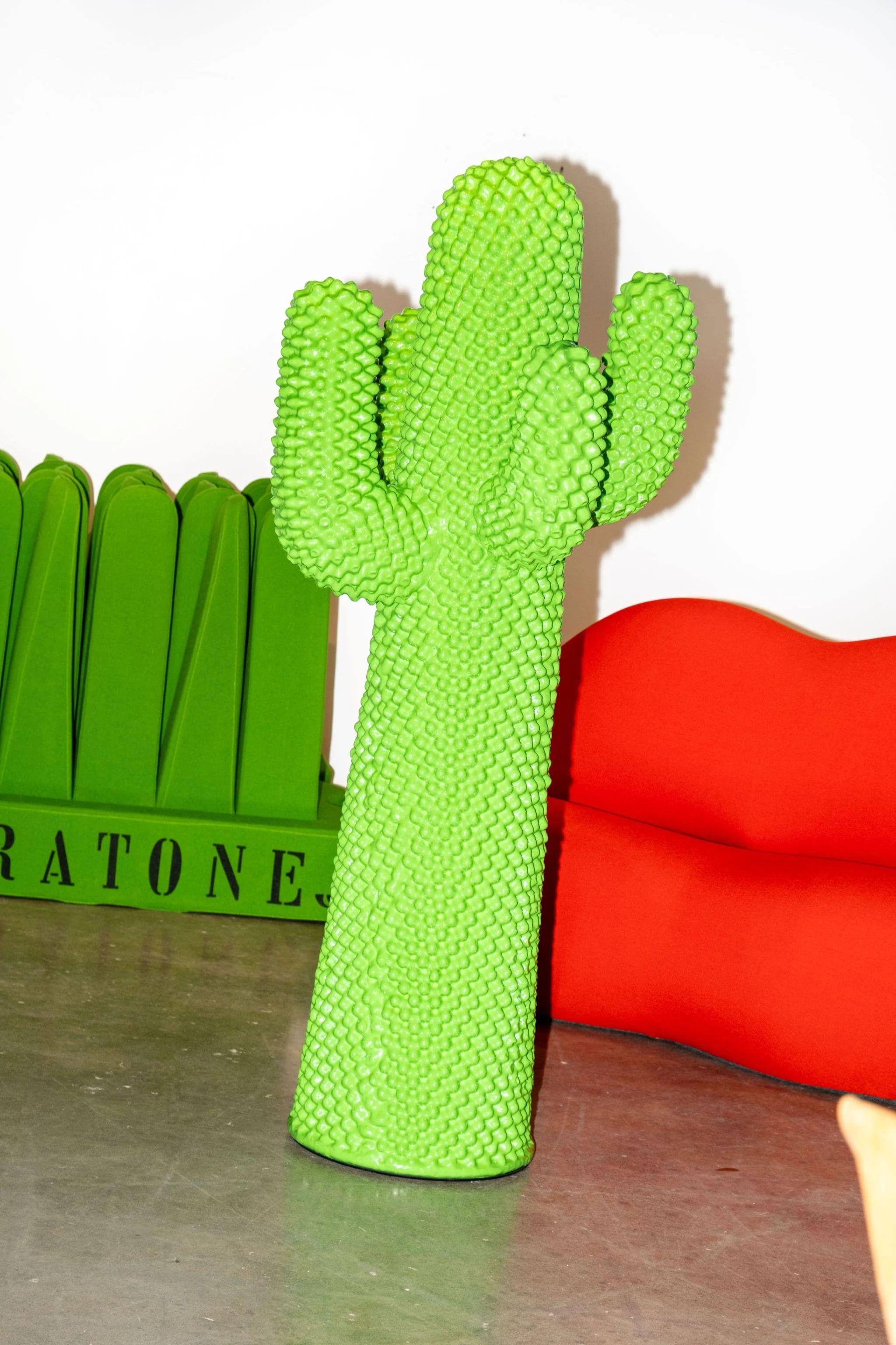 Post-Modern Gufram Another Green Cactus by Drocco / Mello For Sale