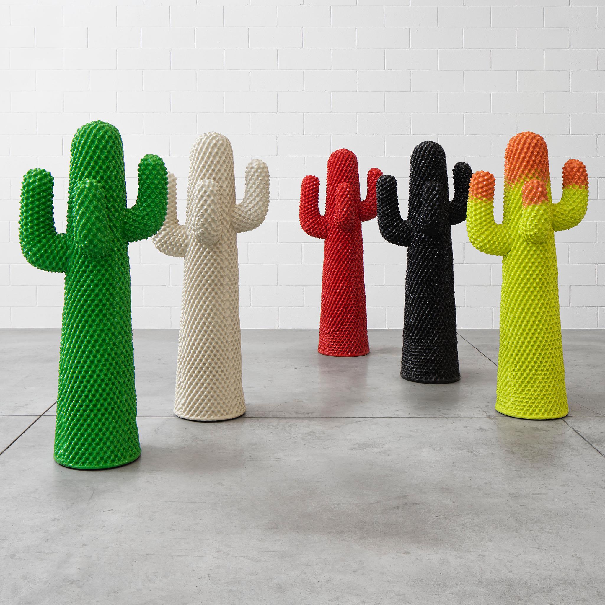 Other In stock Gufram Another White Cactus Coatracks Sculpture by Drocco/Mello For Sale