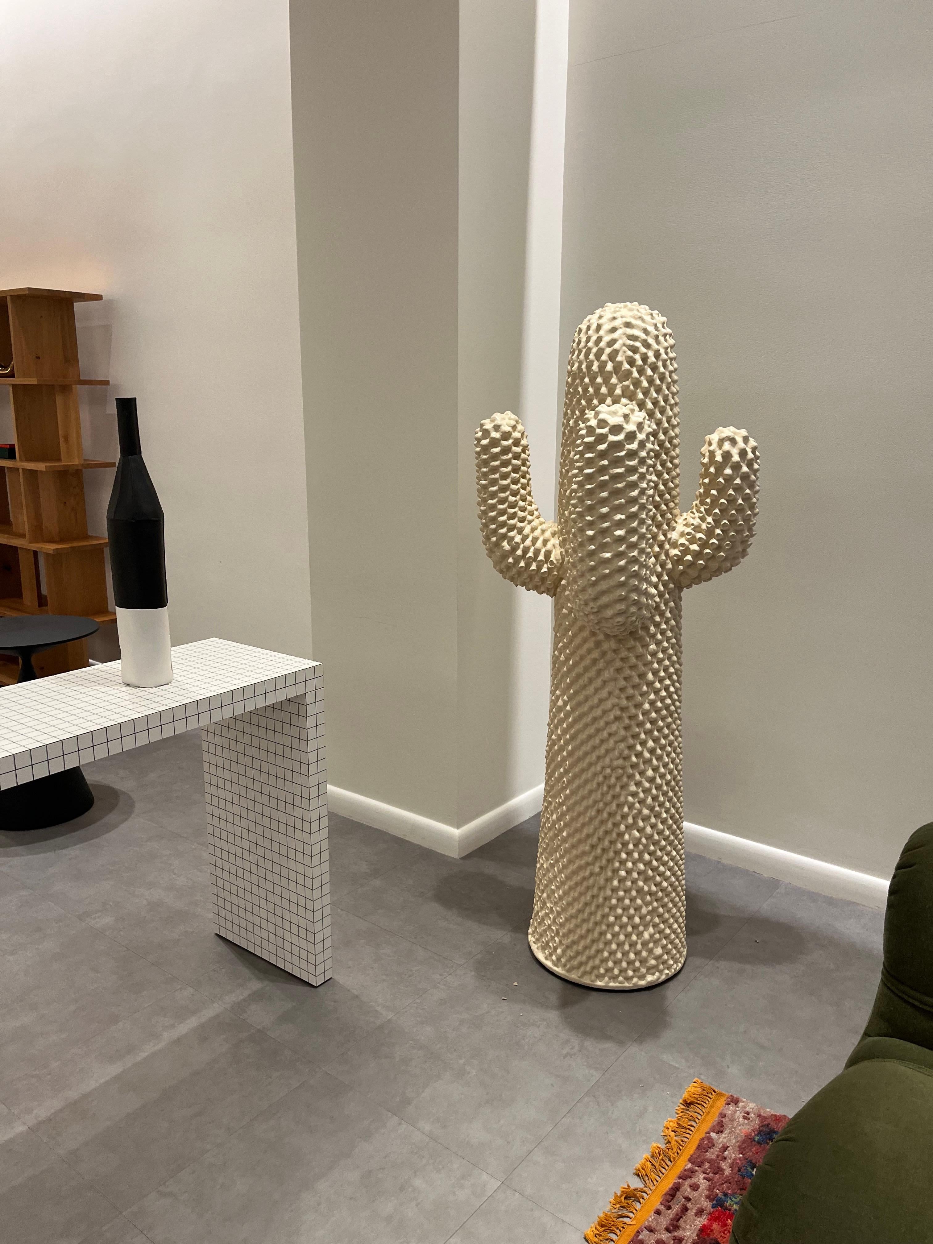 Contemporary Gufram Another White Cactus Designed by Drocco / Mello in Stock For Sale