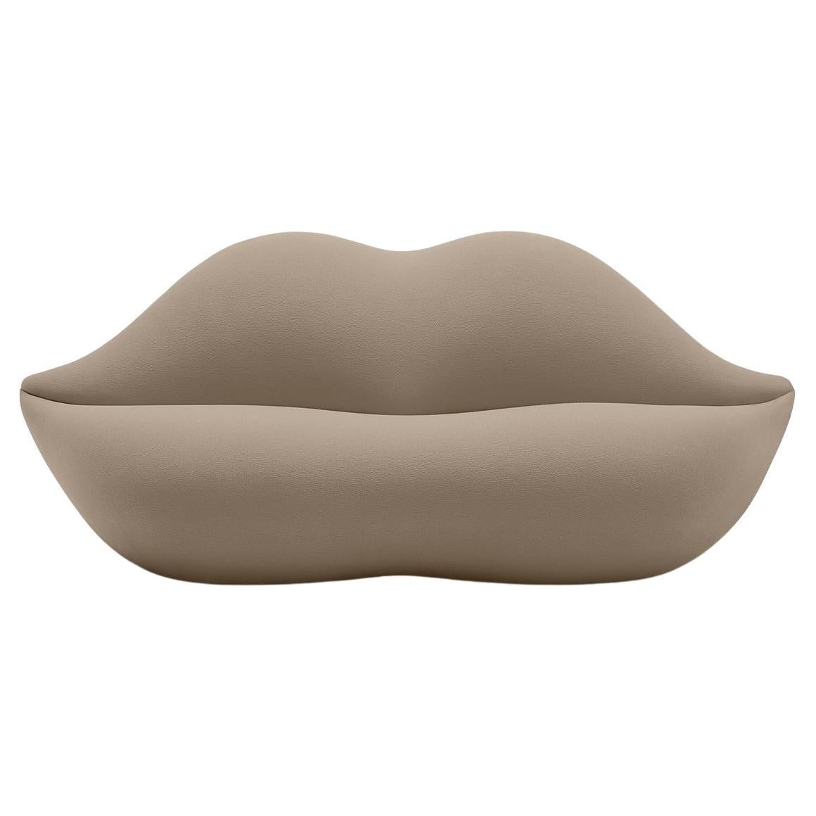 Gufram, Bocca Lip-Shaped Sofa, Biscuit, by Studio 65