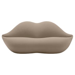 Gufram, Bocca-Sofa in Lippenform, Biskuit, von Studio 65