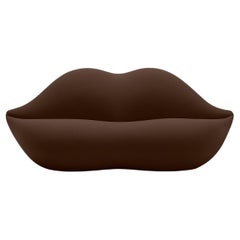 Gufram, Bocca Lip-Shaped Sofa, Chocolate, by Studio 65