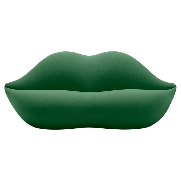 Gufram, Bocca LipShaped Sofa, Forest, by Studio 65 For Sale at 1stDibs