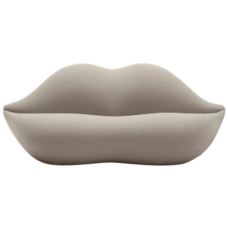 Gufram, Bocca Lip-Shaped Sofa, Oatmeal, by Studio 65