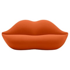Gufram, Bocca Lip-Shaped Sofa, Pumpkin, by Studio 65