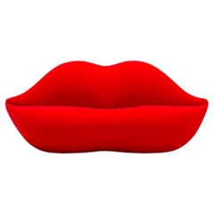 Gufram, Bocca Lip-Shaped Sofa, Red, by Studio 65