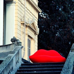 Gufram Bocca (Lips) Limited Edition red Sofa Studio 65 Inspired by Salvador Dalí