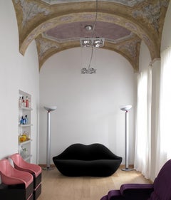 Gufram Bocca Unlimited Sculptural Sofa by Studio 65 - Timeless Design - Black