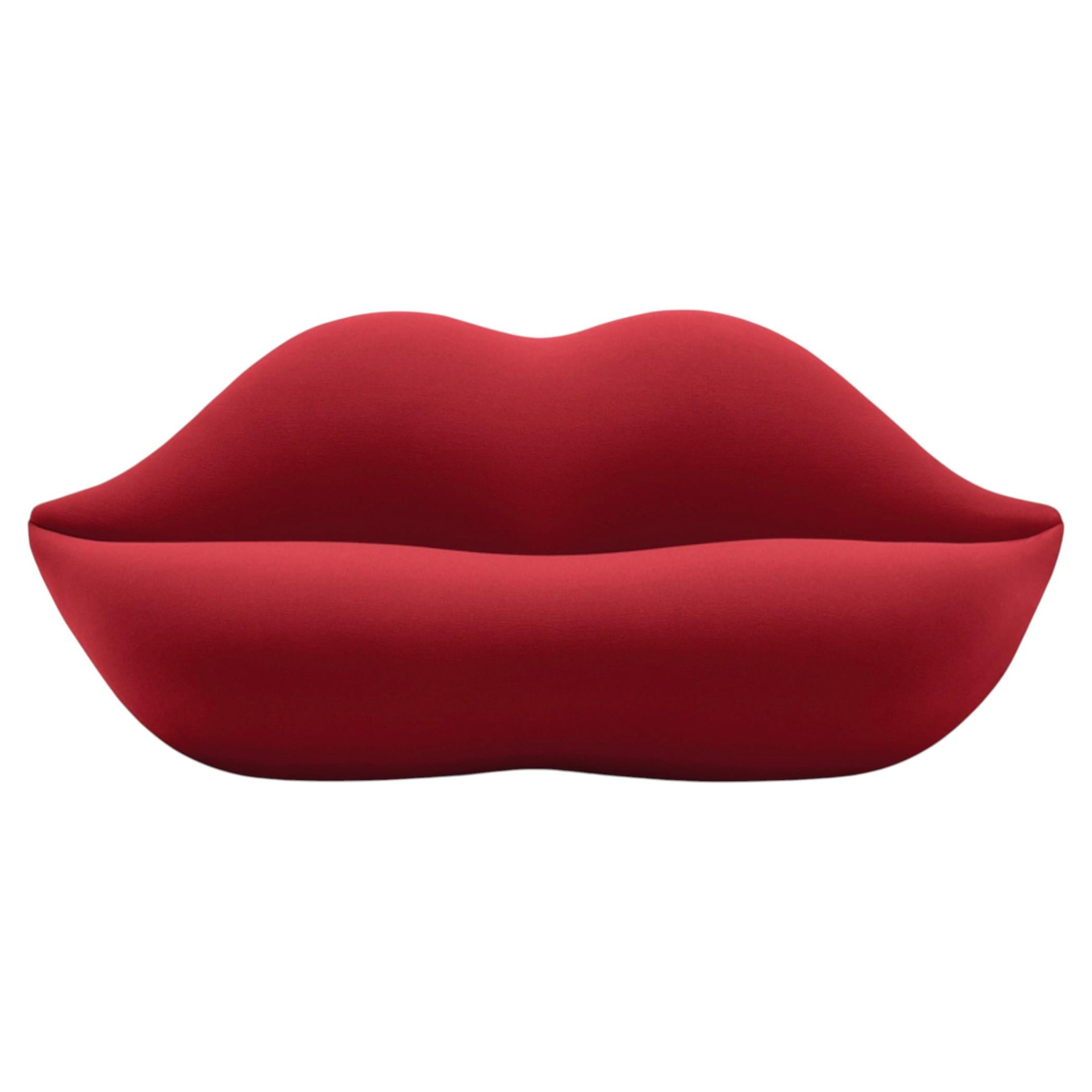 Gufram Bocca Unlimited Sculptural Sofa by Studio 65 - Timeless Design - Cherry For Sale